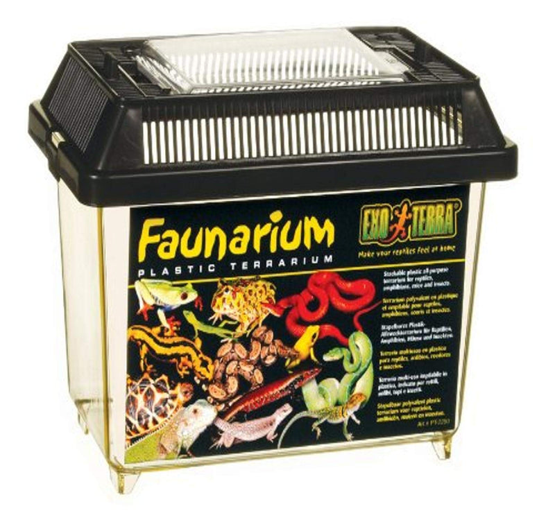 Exo Terra Faunarium, Plastic Reptile Terrarium, Mini, PT2250 - PawsPlanet Australia