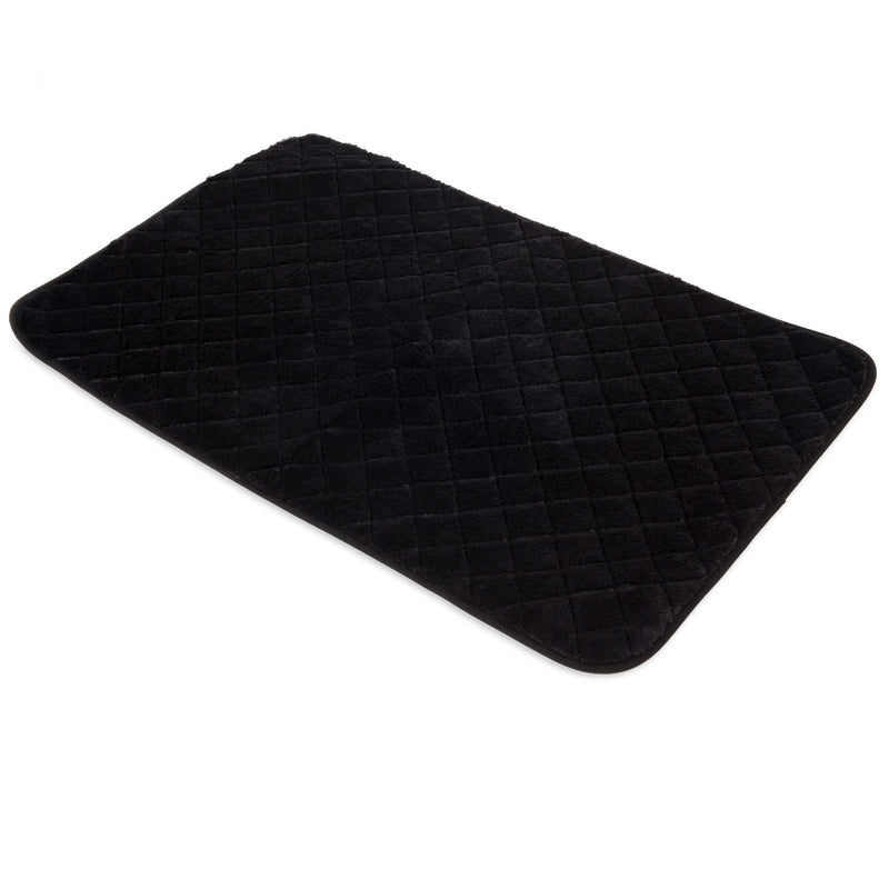 [Australia] - SNOOZZY BLACK 41X26 QUILTED MAT 