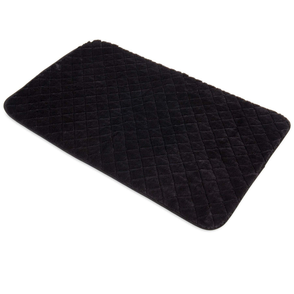 [Australia] - SNOOZZY BLACK 47X28 QUILTED MAT 