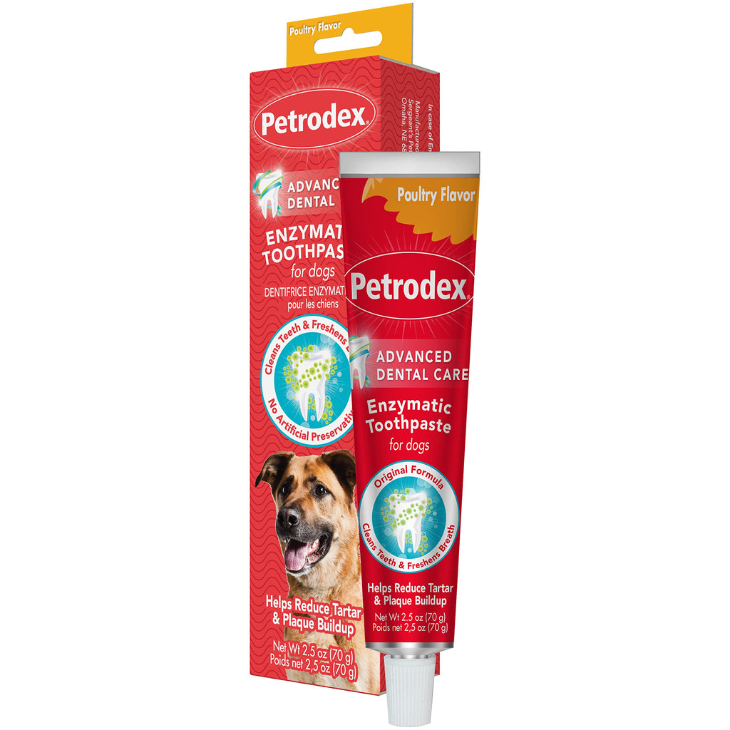 Sergeant's Petrodex Enzymatic Toothpaste for Dogs - Poultry Flavor, 2.5-Ounce, Pack of 1 - PawsPlanet Australia
