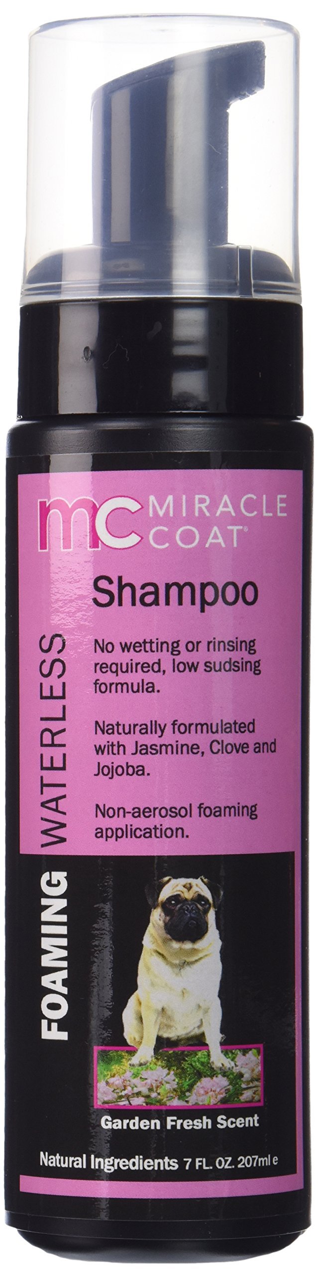 [Australia] - Miracle Coat Foaming Waterless Dog Shampoo 7 oz. 