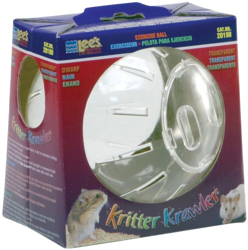 Lee's Kritter Krawler Mini Exercise Ball, 5-Inch, Clear - PawsPlanet Australia