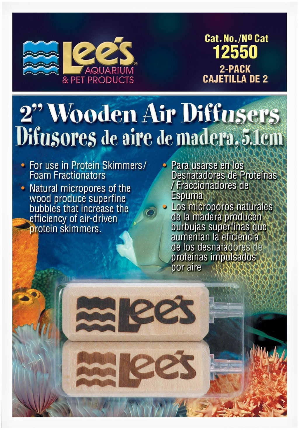 [Australia] - Lee's 2-Inch Wooden Air Diffuser, 2-Pack 