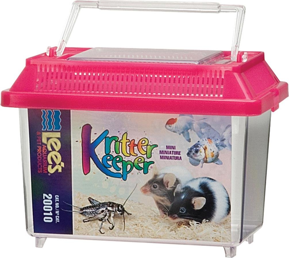 Lee's Kritter Keeper, Mini Rectangle w/Lid ( Colors May Vary ) - PawsPlanet Australia