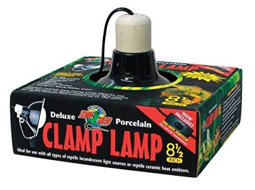 Zoo Med Deluxe Porcelain Clamp Lamp for Reptiles 8.5 - PawsPlanet Australia