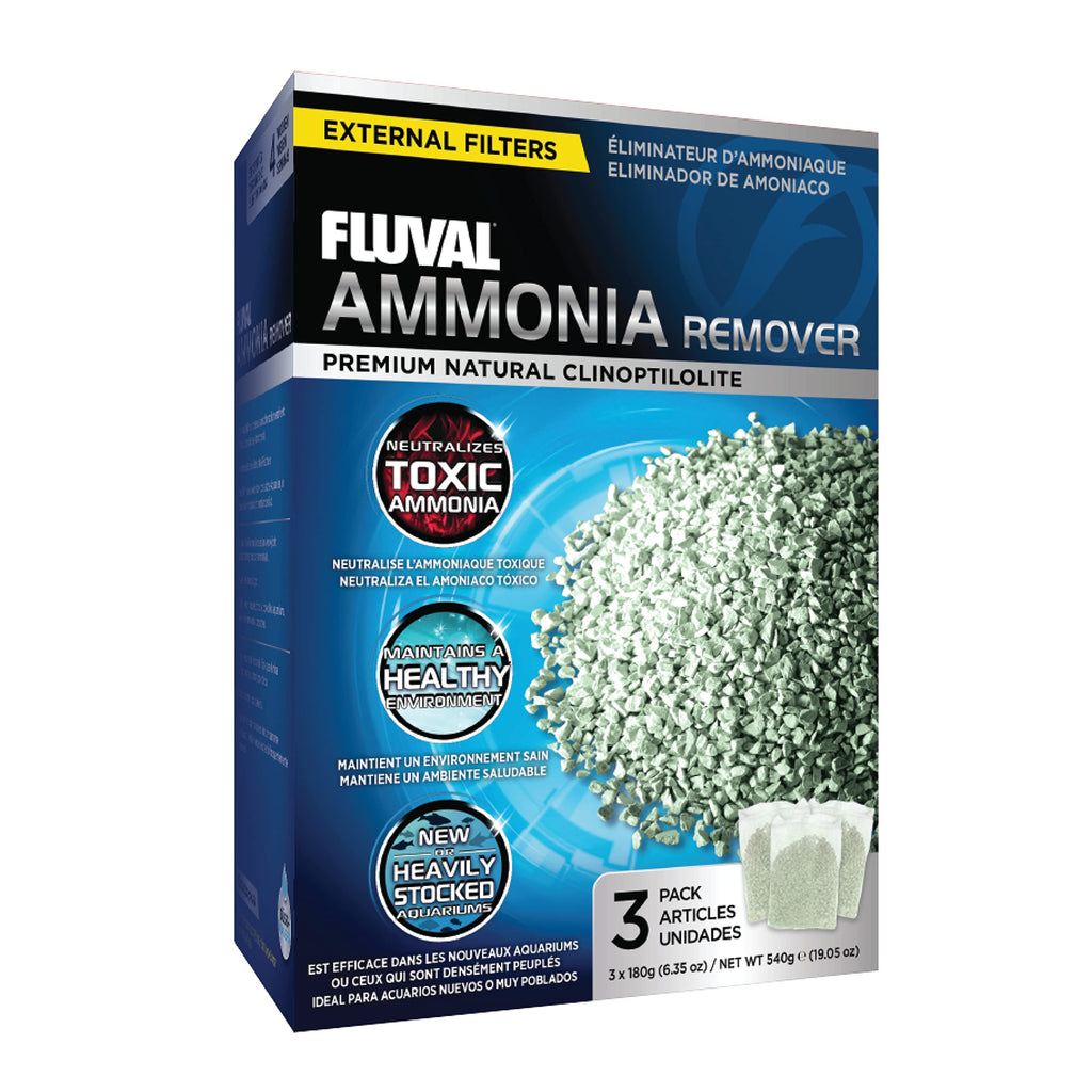 Fluval Ammonia Remover, Chemical Filter Media for Freshwater Aquariums, 180-gram Nylon Bags 6.3 oz - PawsPlanet Australia