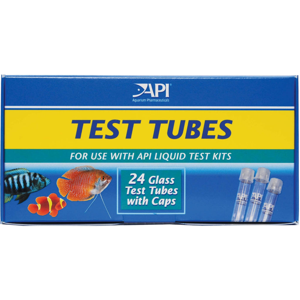 API REPLACEMENT TEST TUBES WITH CAPS For Any Aquarium Test Kit Including API Freshwater Master Test Kit 24-Count Box - PawsPlanet Australia