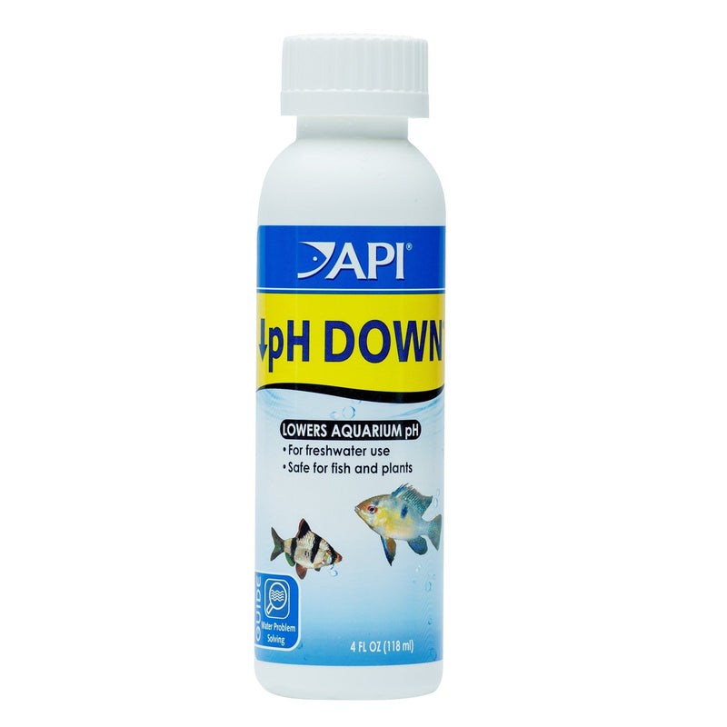 API pH DOWN Freshwater Aquarium Water pH Reducing Solution 4-Ounce Bottle 4 oz - PawsPlanet Australia