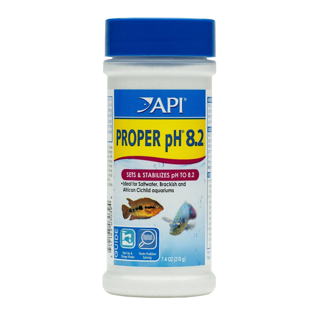 API Proper pH Powder, for Variety of pH Levels, Sets and stabilizes Water pH to The Level Fish Need to Thrive, Use When Setting up Aquarium, Adjusting pH in an Established Aquarium or Changing Water pH 8.2 - PawsPlanet Australia