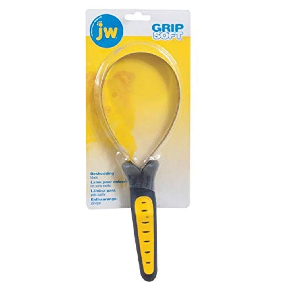 [Australia] - JW Pet Company GripSoft Shedding Blade Dog Brush, Regular 