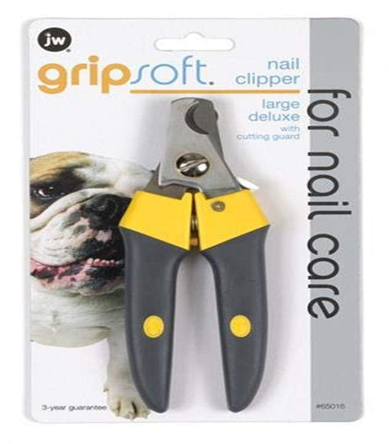 [Australia] - JW Pet Company GripSoft Deluxe Nail Clipper for Dogs, Large 