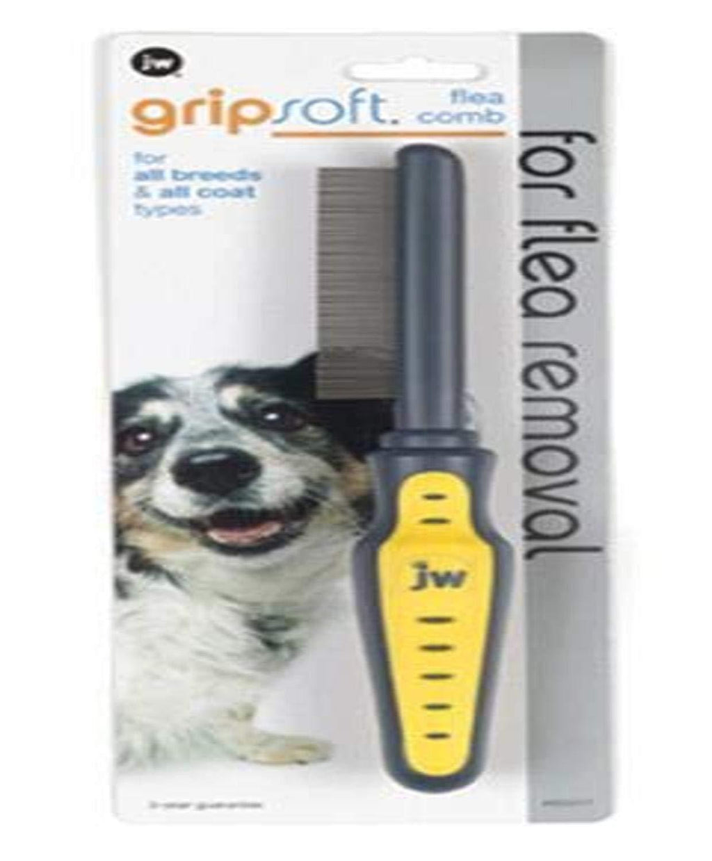 [Australia] - JW Pet Company GripSoft Flea Comb for Dogs 