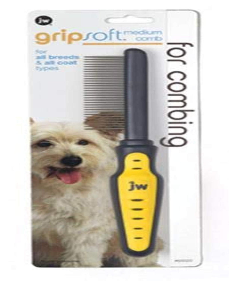 [Australia] - JW Pet Company GripSoft Medium Comb for Dogs 