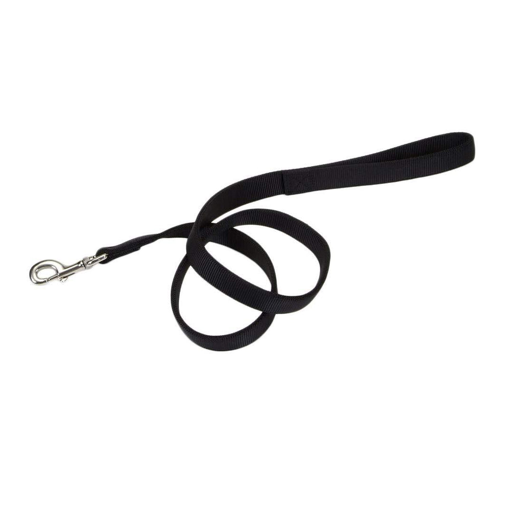 [Australia] - Coastal Pet Double-Ply Nylon Dog Leash, Black Color | 1" Wide by 6-Feet Long |1-Unit 