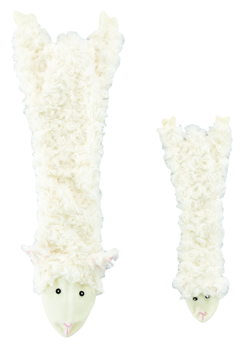 [Australia] - SPOT Skinneeez Crinklers | Stuffless Dog Toys with Squeaker For Small Dogs | Crinkle Toy For Small Puppies |By Ethical Pet 14" Lamb 