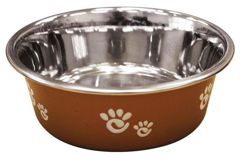 [Australia] - Ethical Pet Barcelona Pet Dish, 16-Ounce, Pearlized Copper 