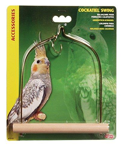 [Australia] - Living World Cockatiel Swing with Wooden Perch, 5 1/2-Inch by 7-Inch 