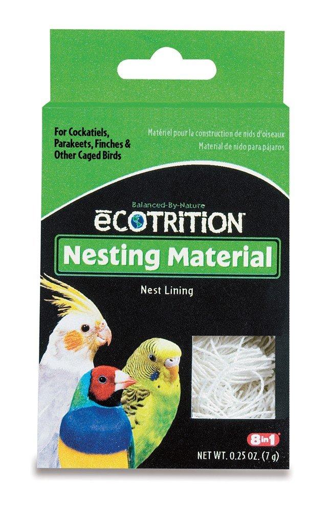 [Australia] - 8 in 1 Ecotrition Nesting Material for Cockatiels Parakeets Finches 0.25 Oz 