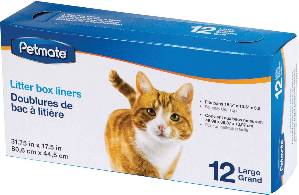 [Australia] - Petmate Litter Pan Liners Large/12 Count 