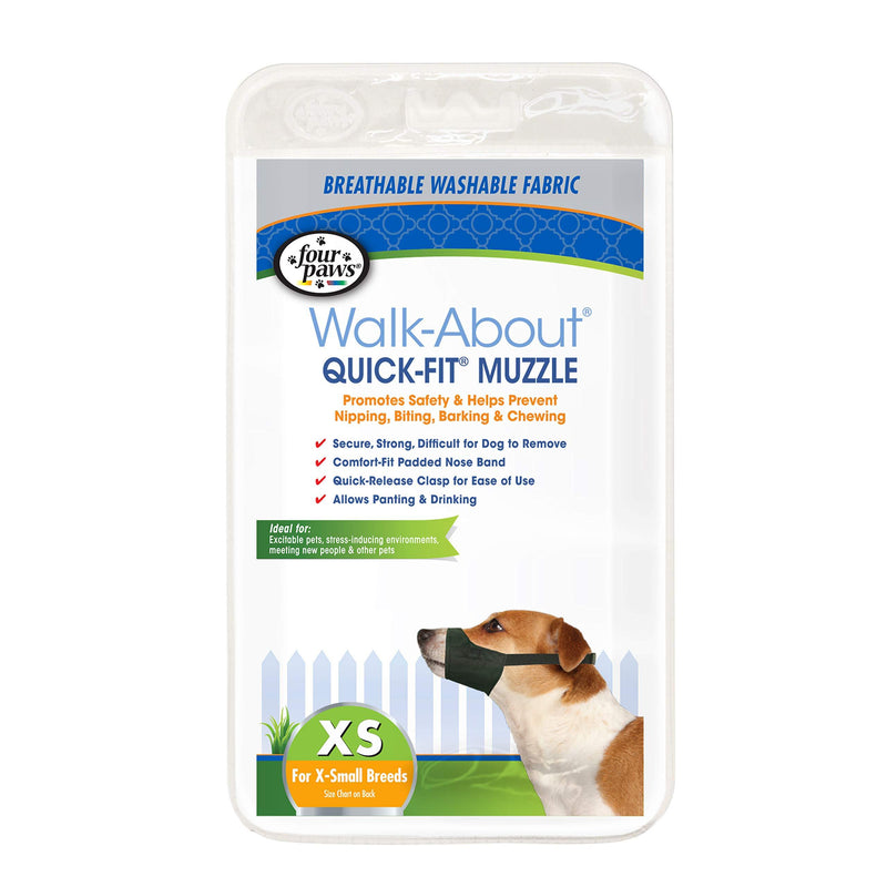 Four Paws Quick Fit Dog Muzzle 1-XS - PawsPlanet Australia