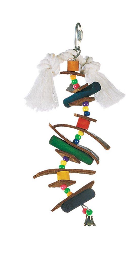 [Australia] - Living World Small Skewer with Wood Pegs, Beads, Leather Strips & Bell 