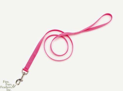 [Australia] - Coastal Pet Double-Ply Nylon Dog Leash Training Lead (Neon Pink, 6 ft. L x 1 Inch W) 