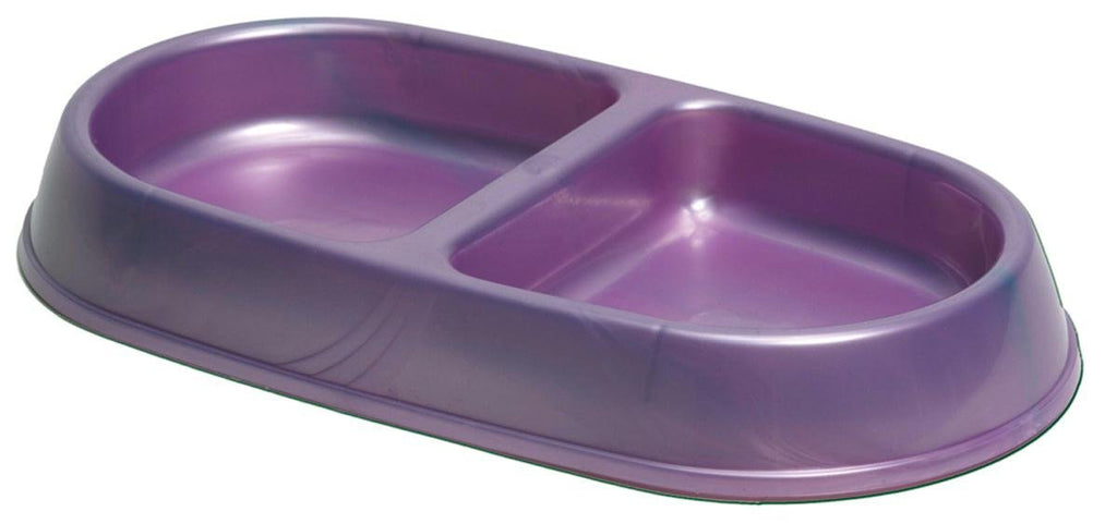 [Australia] - Petmate 23047 Small Lightweight Double Diner Pet Dish (ASSORTED COLORS) 