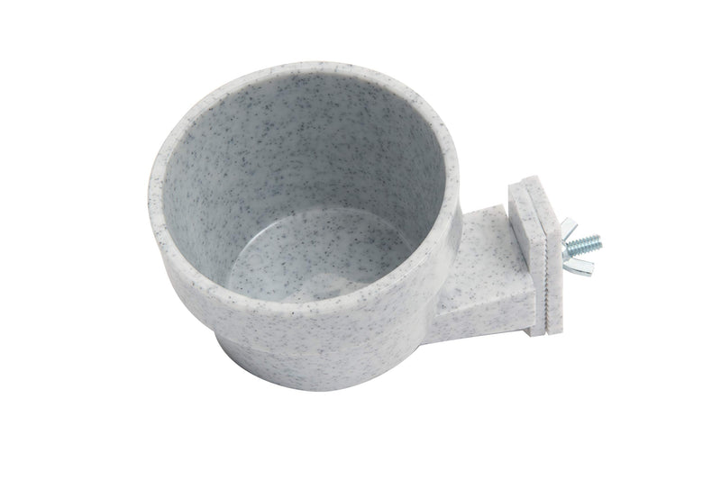 Lixit Quick Lock Cage Bowls for Small Animals and Birds. 10oz Granite - PawsPlanet Australia