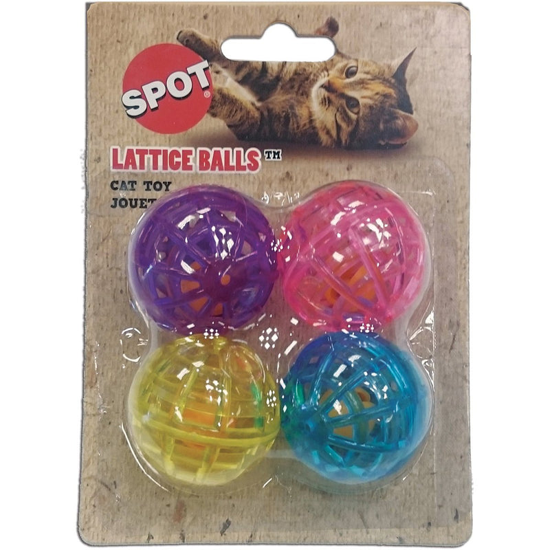 [Australia] - Lattice Plastic Balls with Bells - 4 pk 