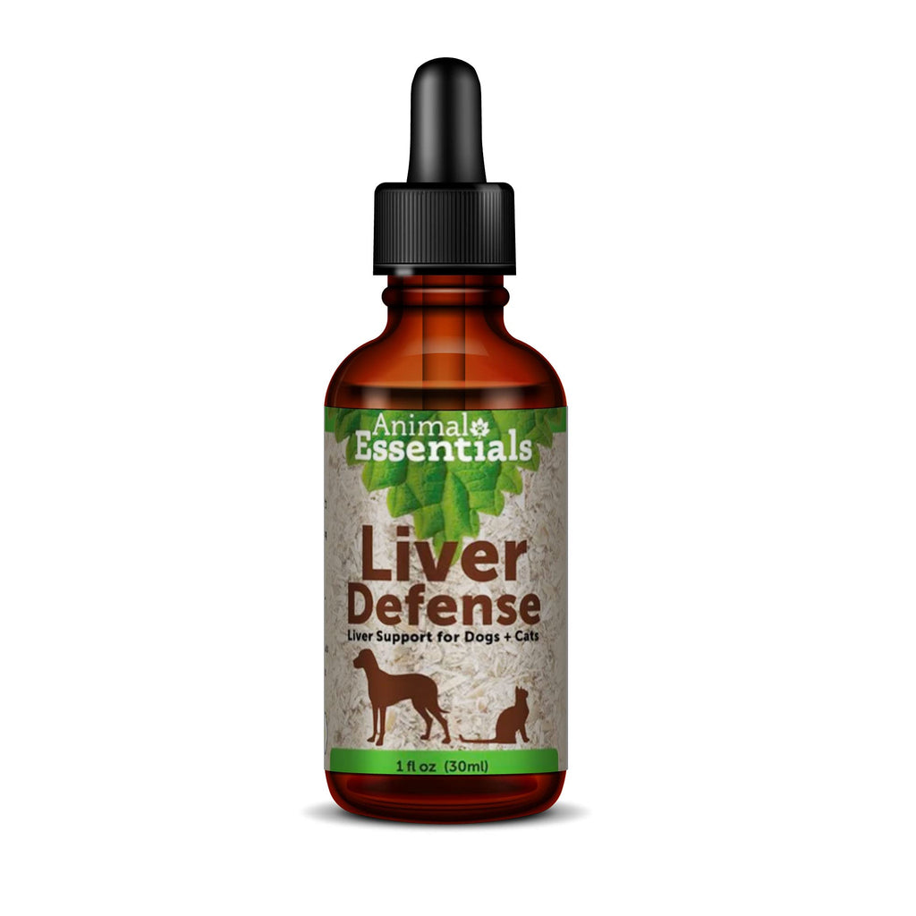 Animal Essentials Liver Defense Liver Support for Dogs & Cats, 1 fl oz - Made in USA, Dandelion & Milk Thistle - PawsPlanet Australia