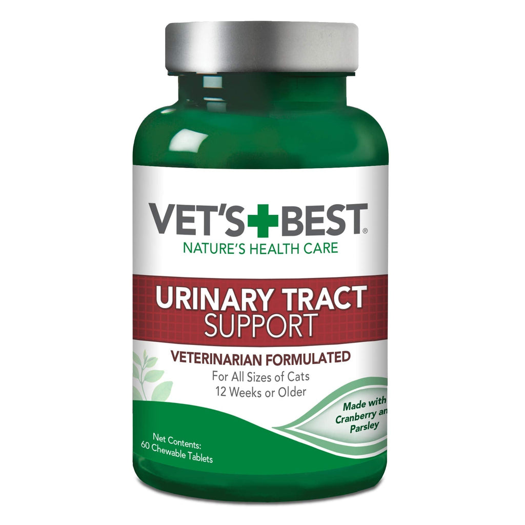 Vet's Best Cat Urinary Tract Support Chewables | Supports A Healthy Urinary Tract in Cats | 60 Chewable Tablets - PawsPlanet Australia