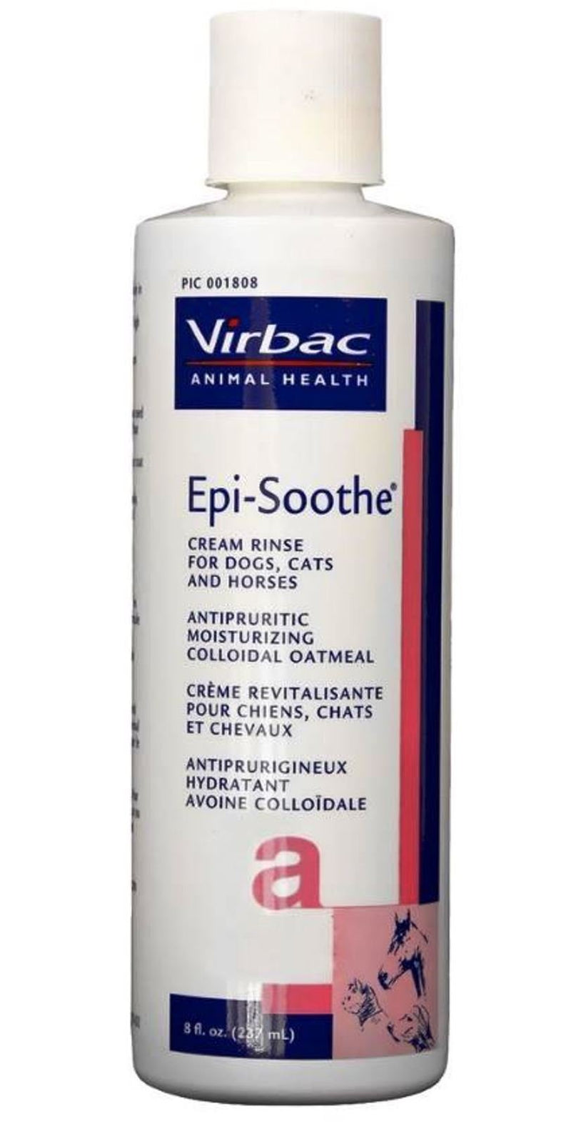 Allerderm Epi-Soothe Oatmeal Cream Rinse and Conditioner - 8 oz - PawsPlanet Australia