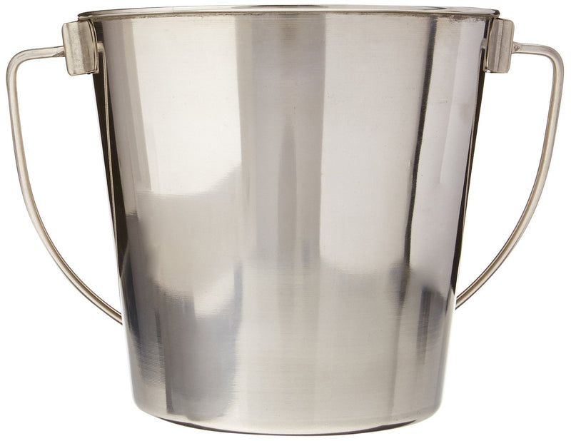 [Australia] - Advance Pet Products Heavy Stainless Steel Round Bucket 2-Quart 