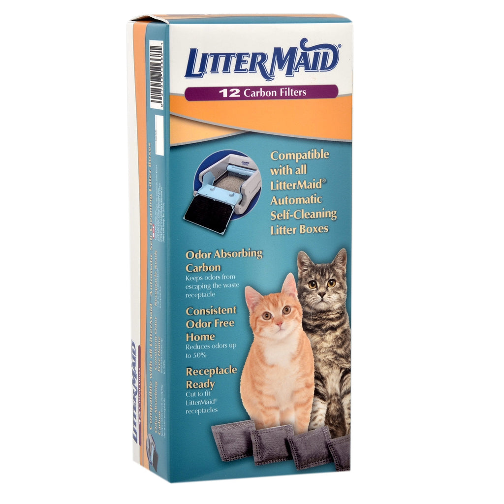 [Australia] - LitterMaid Odor Absorbing Litter Box Carbon Filters, 12 Pack 