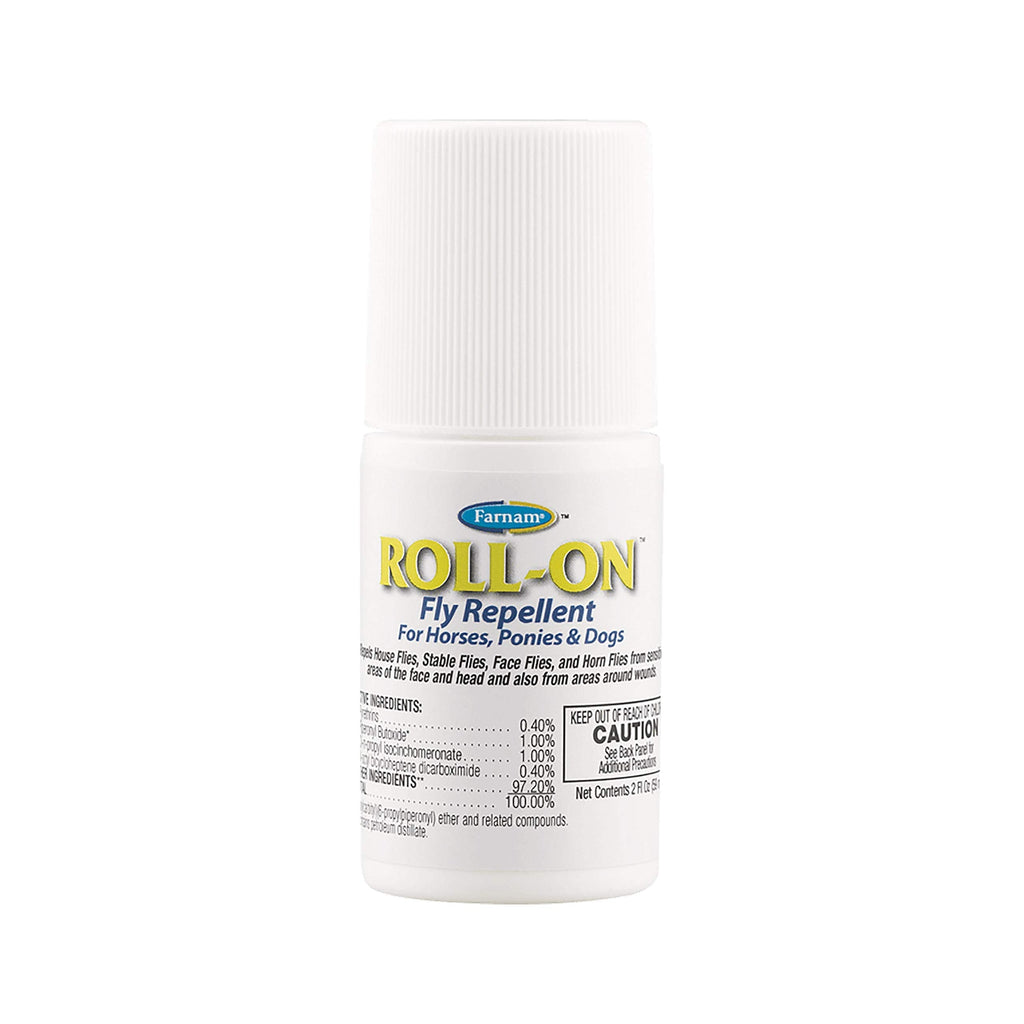 Farnam Roll-On Fly Repellent for Horses, Ponies and Dogs 2 Ounces - PawsPlanet Australia
