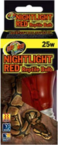 Zoo Med Nightlight Red Reptile Bulb 25 Watts 25 W - PawsPlanet Australia