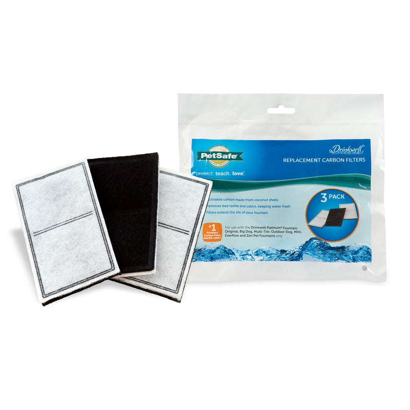 [Australia] - PetSafe Drinkwell Replacement Carbon Filters, Dog and Cat Water Fountain Filters 3 Filters 