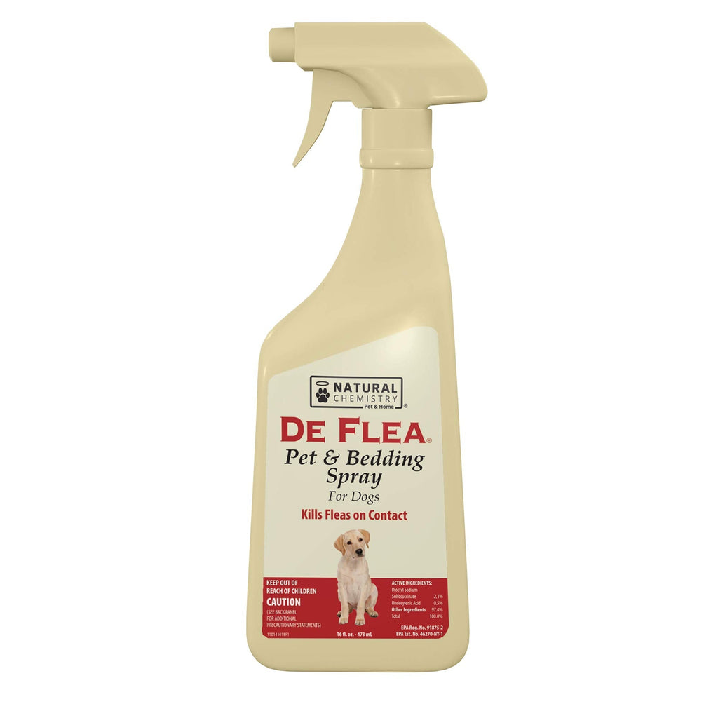 De Flea Pet & Bedding Spray for Dogs. 24oz (Not for use on Cats) - PawsPlanet Australia
