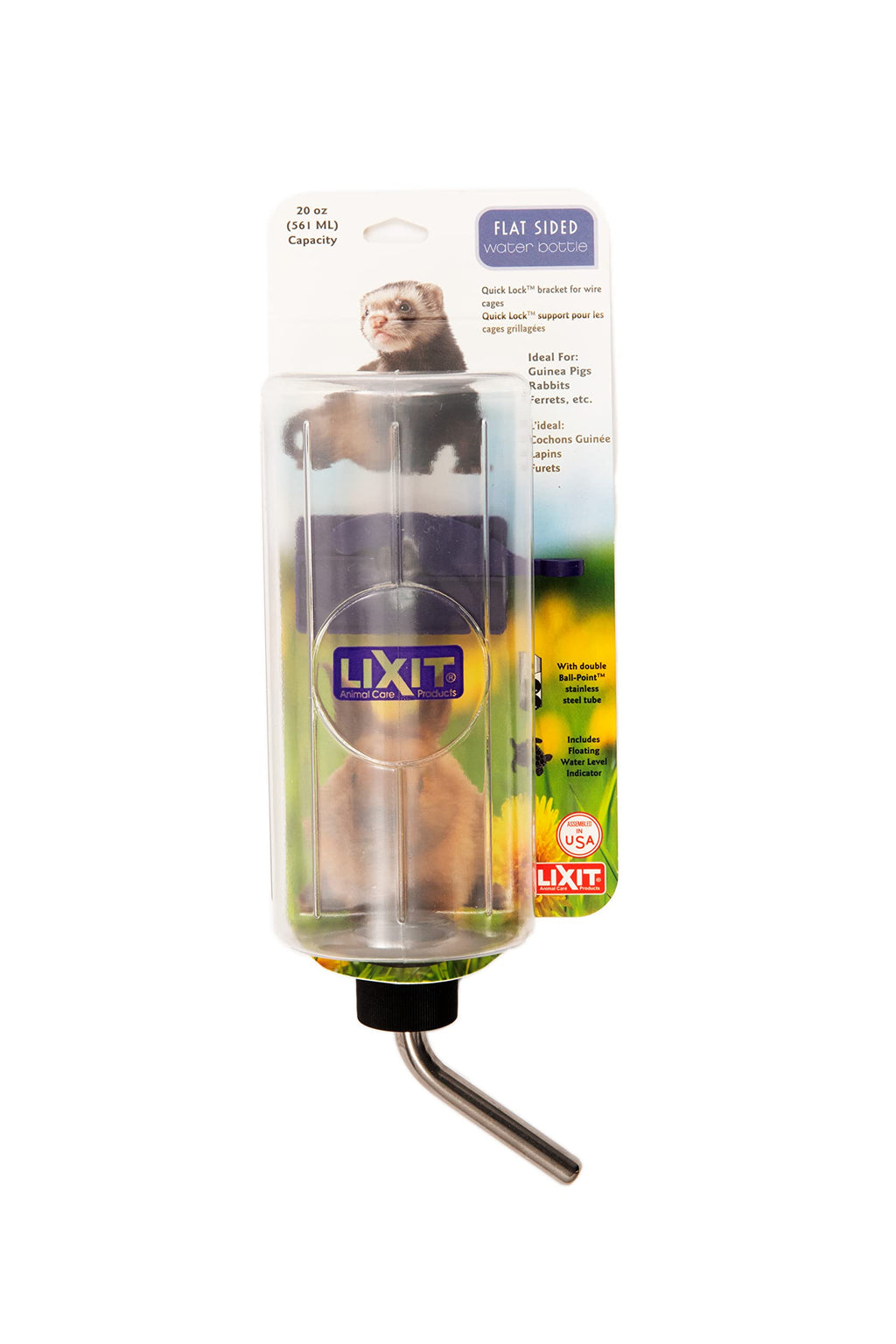 Lixit Quick Lock Cage Bottles for Mice, Rats, Hamsters and Other Small Pets 20-Ounce - PawsPlanet Australia