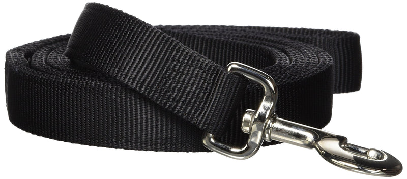 [Australia] - Hamilton Double Thick Nylon Dog Training Lead, 1-Inch by 6-Feet, Black 