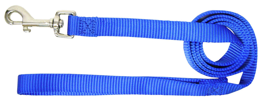 [Australia] - Hamilton Single Thick Deluxe Nylon Lead with Swivel Snap, 5/8-Inch by 6-Feet, Blue 