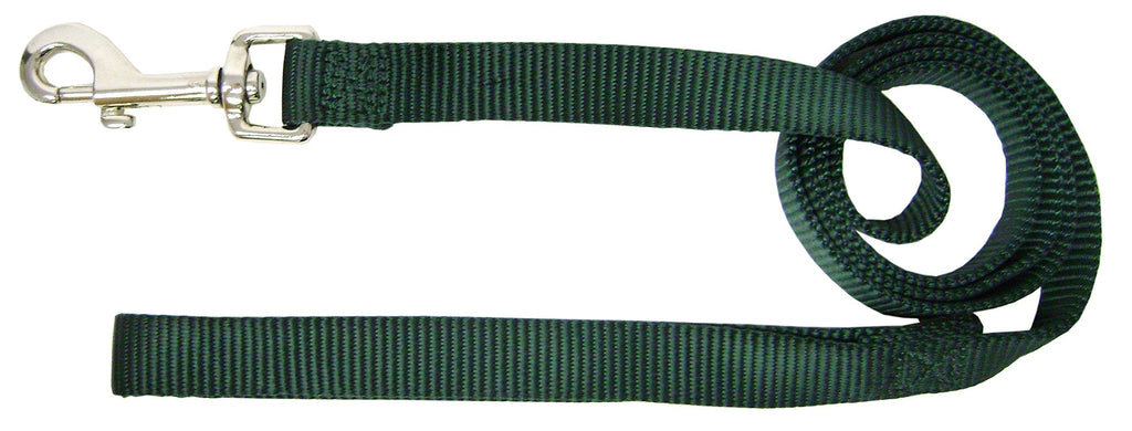 [Australia] - Hamilton 3/4-Inch Single Thick Nylon Lead with Swivel Snap, 6-Feet Long, Dark Green 