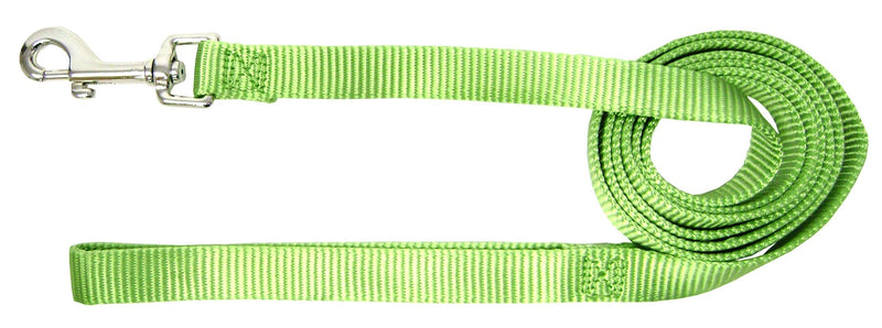 [Australia] - Hamilton 3/4-Inch Single Thick Nylon Lead with Swivel Snap, 6-Feet Long, Lime Green 