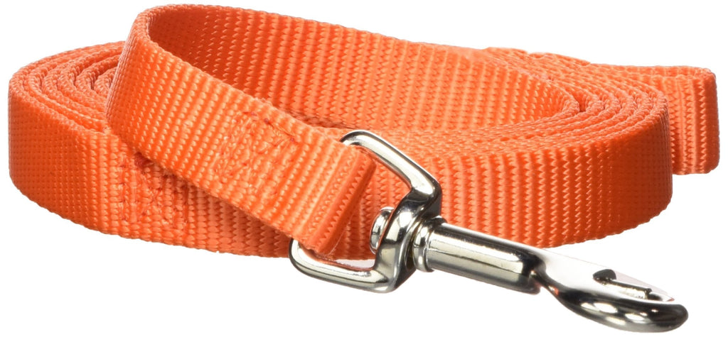 [Australia] - Hamilton Single Thick Deluxe Nylon Lead with Swivel Snap, 5/8-Inch by 6-Feet, Mango Orange 