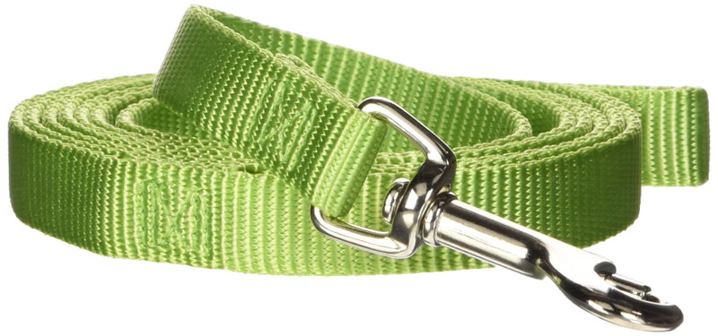 [Australia] - Hamilton Single Thick Deluxe Nylon Lead with Swivel Snap, 5/8-Inch by 6-Feet, Lime Green 