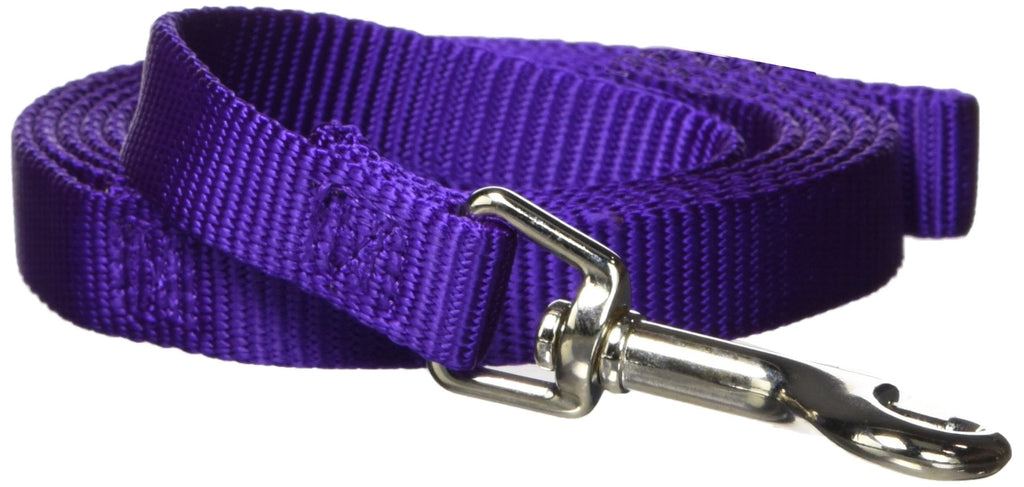 [Australia] - Hamilton Single Thick Deluxe Nylon Lead with Swivel Snap, 5/8-Inch by 6-Feet, Purple 