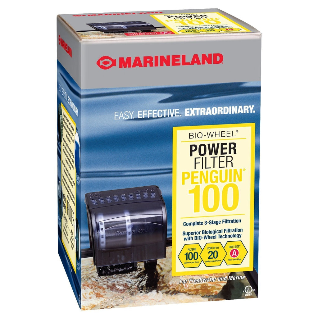 [Australia] - MarineLand Penguin 100 GPH BIO-Wheel Power Filter 10-20 Gallon, 100 GPH 