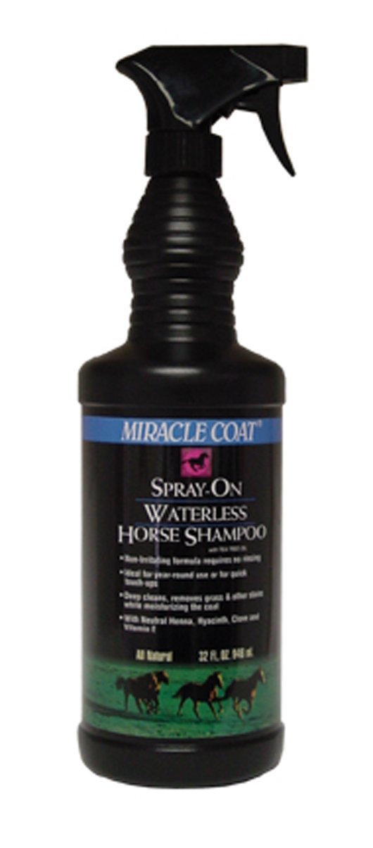 [Australia] - Miracle Coat Horse Shampoo and Conditioners 32 Ounce Waterless Horse Shampoo 