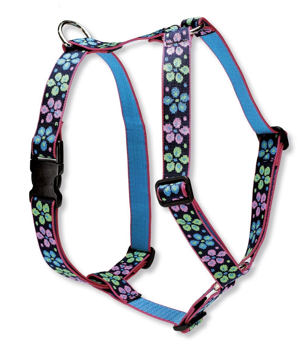 [Australia] - Lupine 1 Inch Flower Power Roman Dog Harness 1"W; 20-32" Girth 