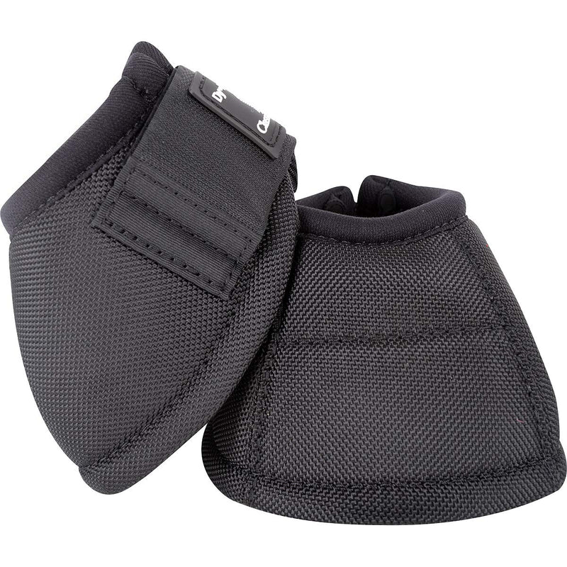Classic Equine Dyn-No Turn Overreach Boots Black Small - PawsPlanet Australia